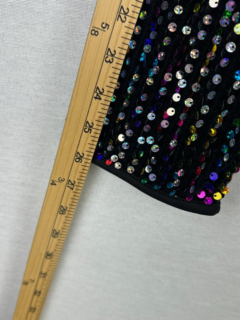 NORACORA RAINBOW SEQUIN LONG SLEEVES WOMEN'S TOP SIZE XXL - Picture 9 of 11